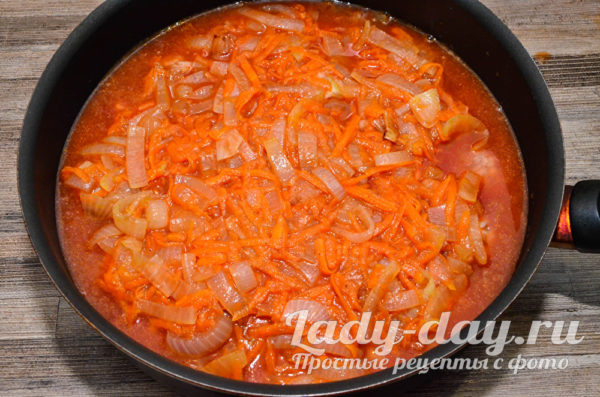 залить соусом