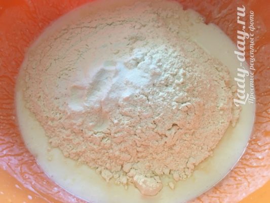 мука и сода