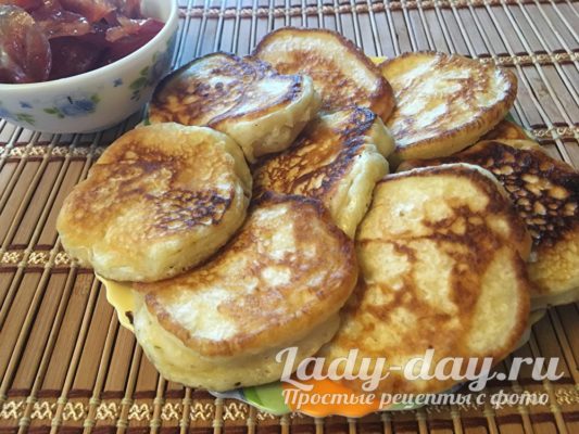 пышные оладьи на кефире без яиц лучший рецепт с фото пошагово