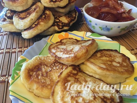 пышные оладьи на кефире без яиц лучший рецепт с фото 