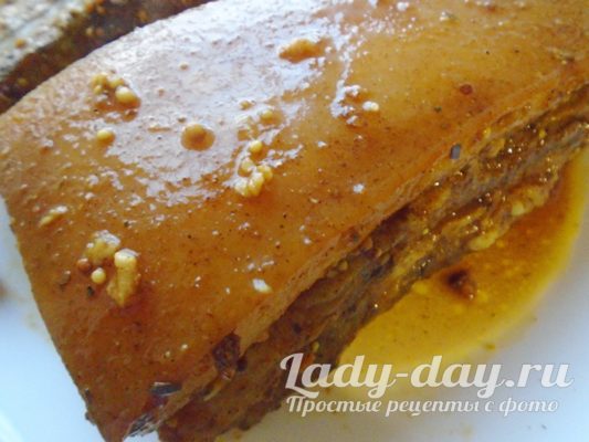 Корейка свиная в духовке