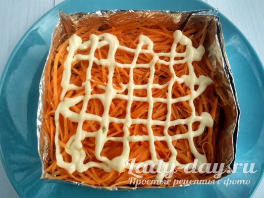 морковь с сеточкой