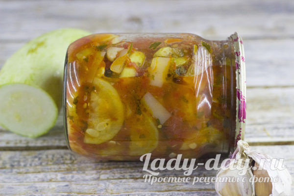 Кабачки в томате - обалденный рецепт на зиму