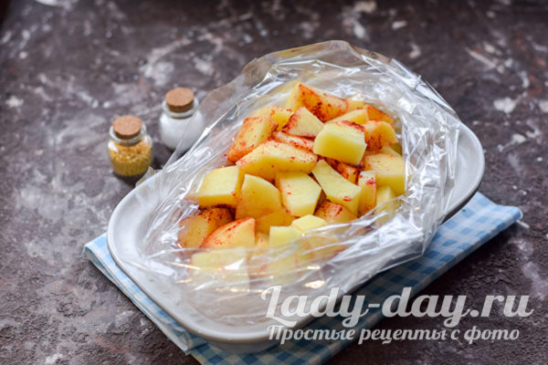 сложить в пакет