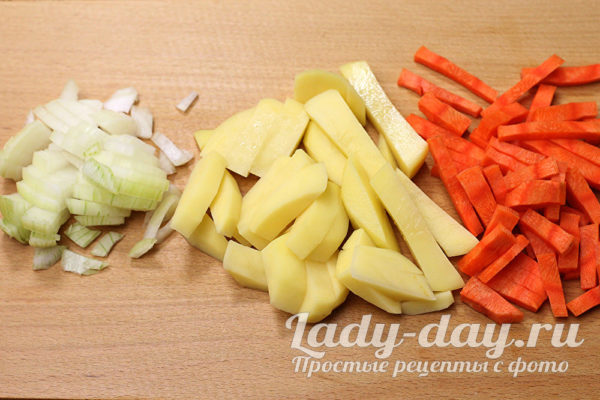 режем овощи