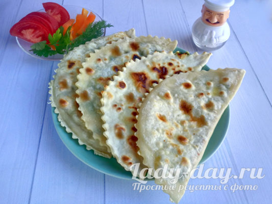 Кутабы с зеленью