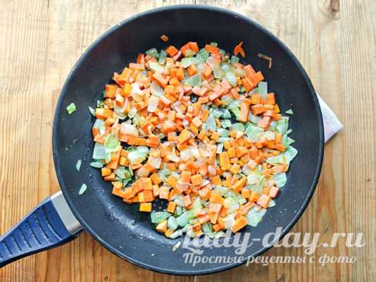 пассеруем овощи