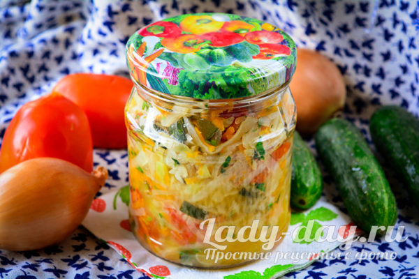 салат зимний