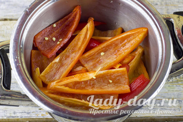 порезать перцы