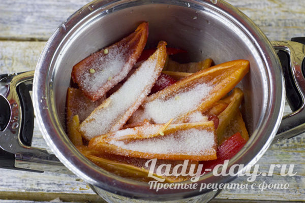 добавить сахар