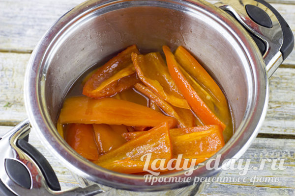 залить маслом