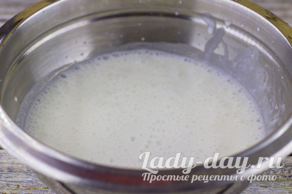 Кефир смешать с содой