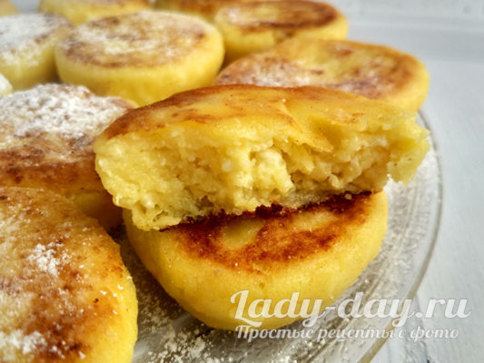 пушистые сырники