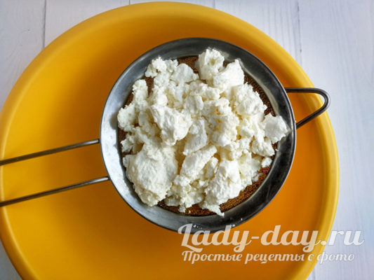 творог протереть
