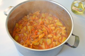 Салат из кабачков и огурцов - фото шаг 7