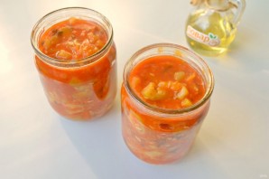 Салат из кабачков и огурцов - фото шаг 8