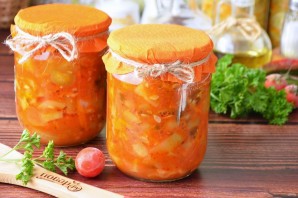 Салат из кабачков и огурцов - фото шаг 9