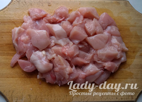 кусочки мяса