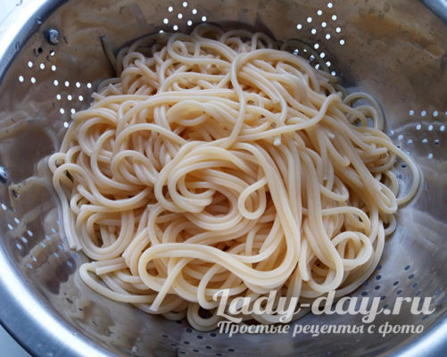 сварим спагетти