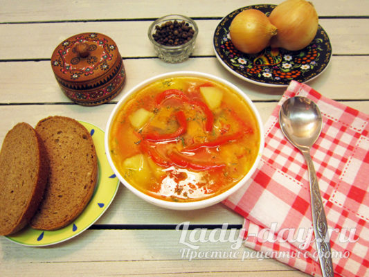 Гороховый суп с курицей