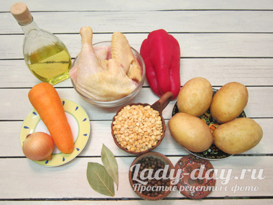 Продукты для супа