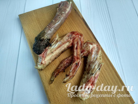 тушку разрезать