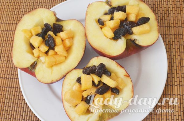 яблоки с тыквой