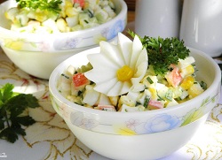 Как приготовить вкусный крабовый салат