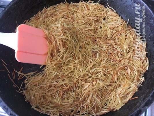 жарим вермишель