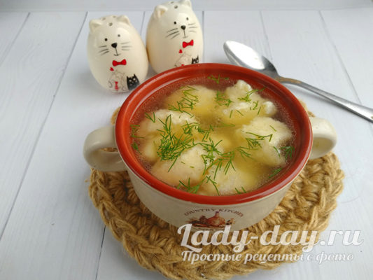 Клёцки из манки