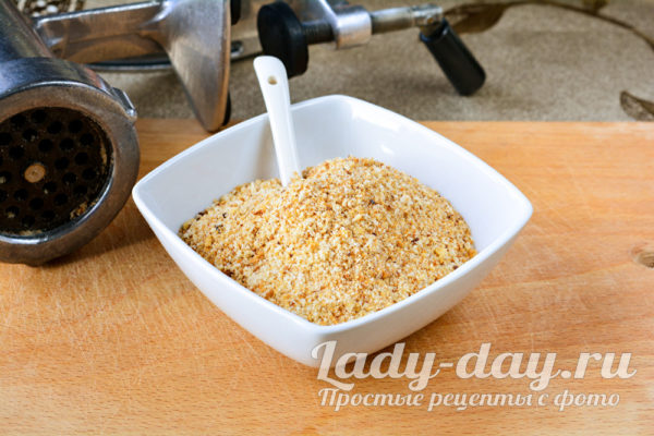 перетереть сухари