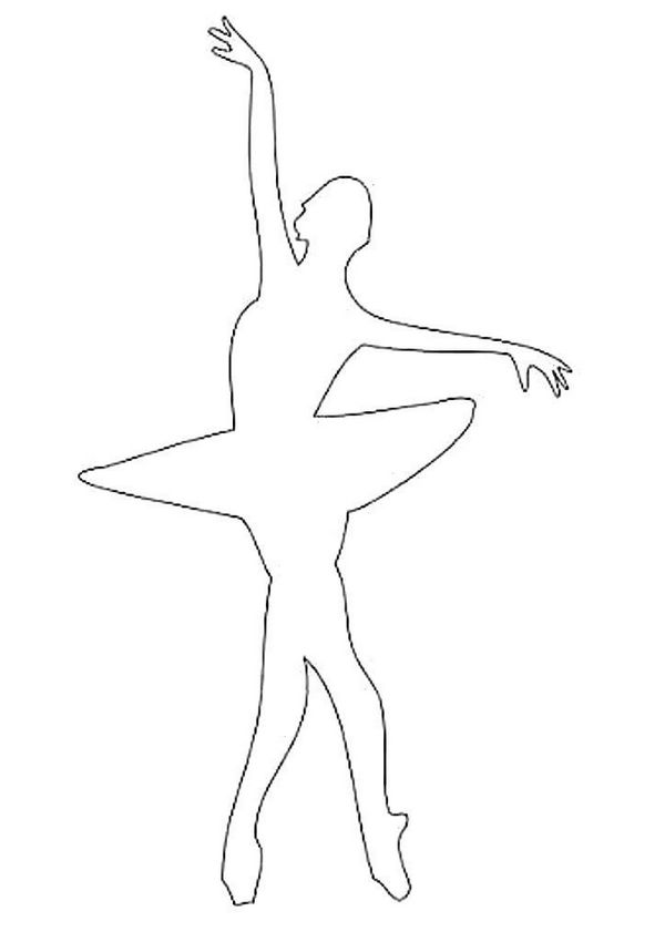шаблон балерина