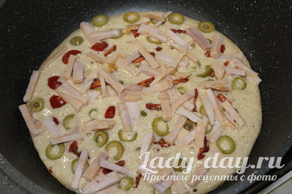 пп пицца на сковороде