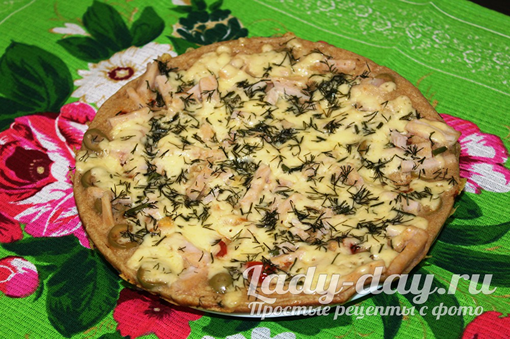 пп пицца на сковороде