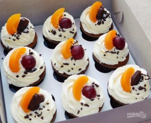 Капкейки с сырным кремом - фото шаг 5