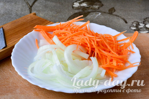 морковь и лук