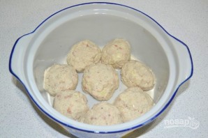 Рыбные фрикадельки в духовке - фото шаг 5