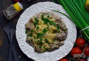 Тушеная печень индейки - фото шаг 6