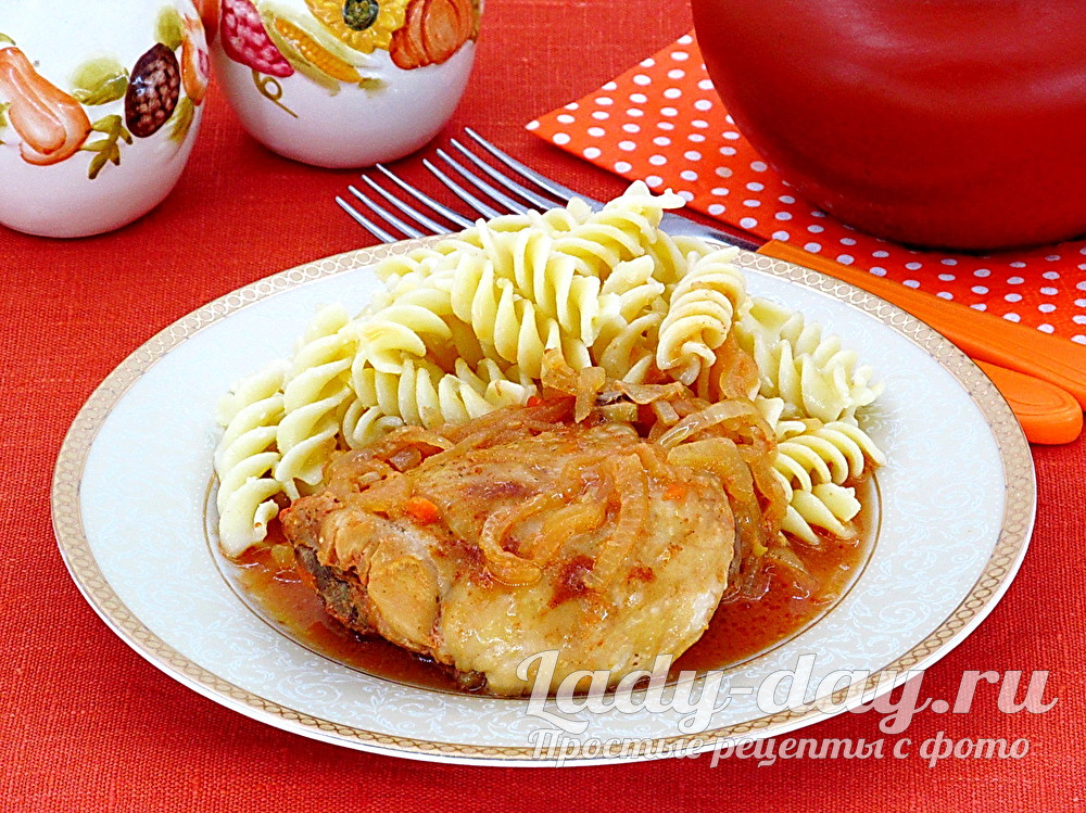 Курица в горшочках в духовке