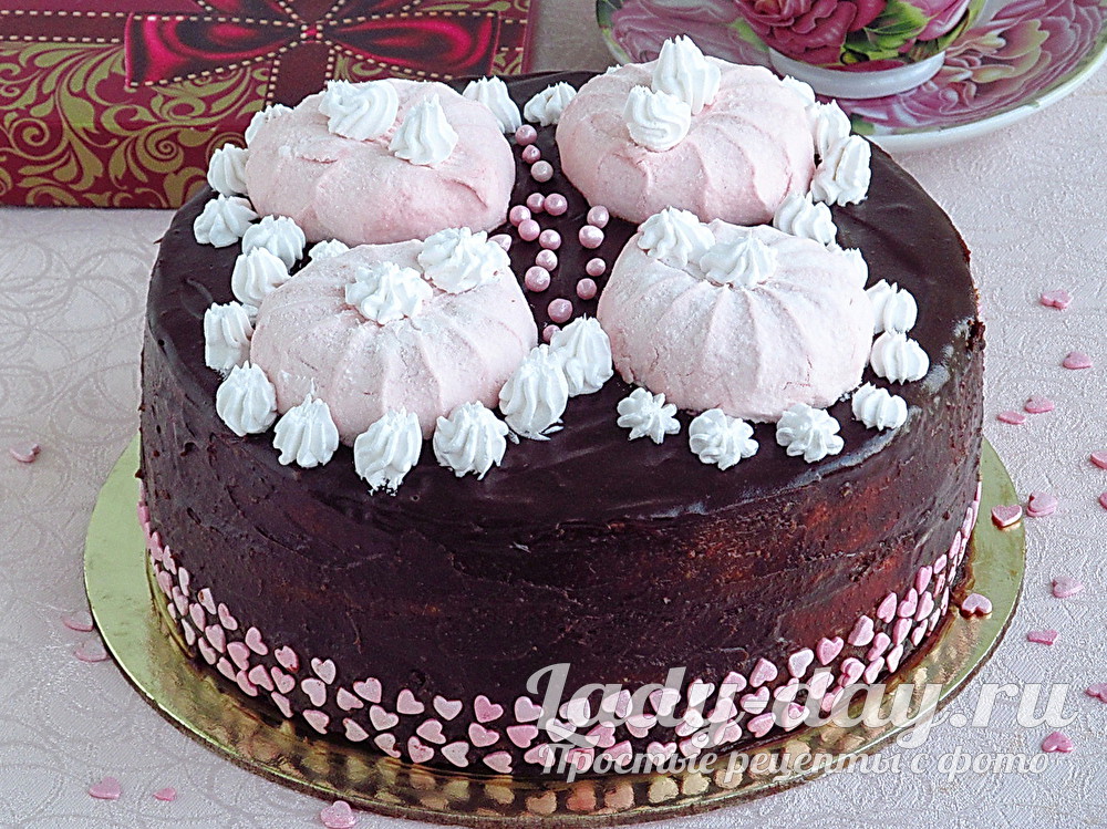 бисквитный торт рецепт с фото