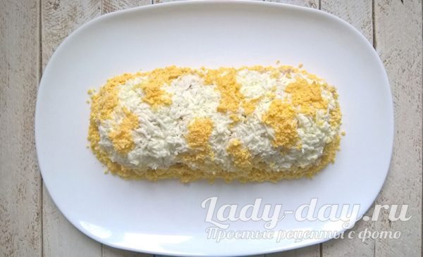 слой яиц