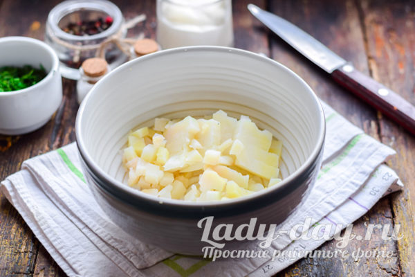 вареный картофель