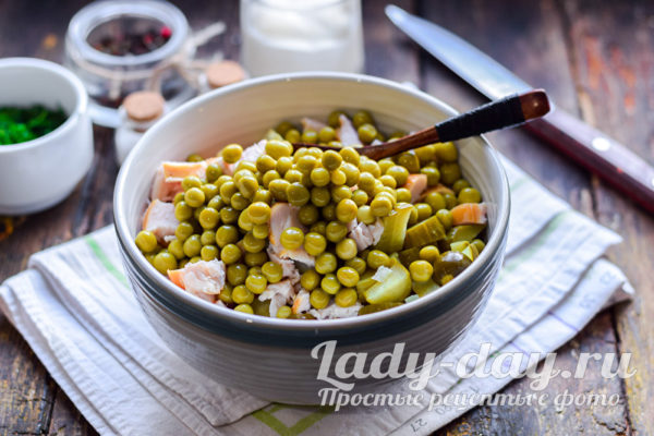 зеленый горошек