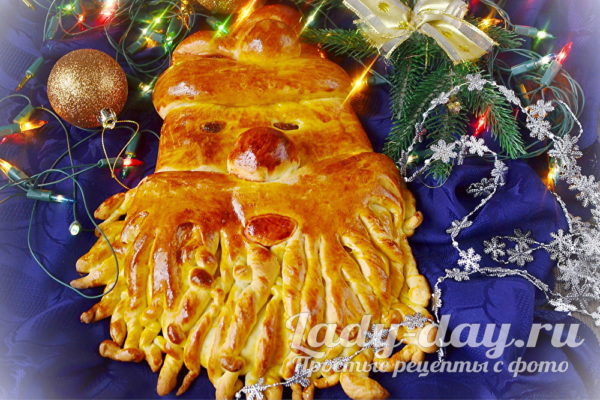 пирог Дед Мороз готов