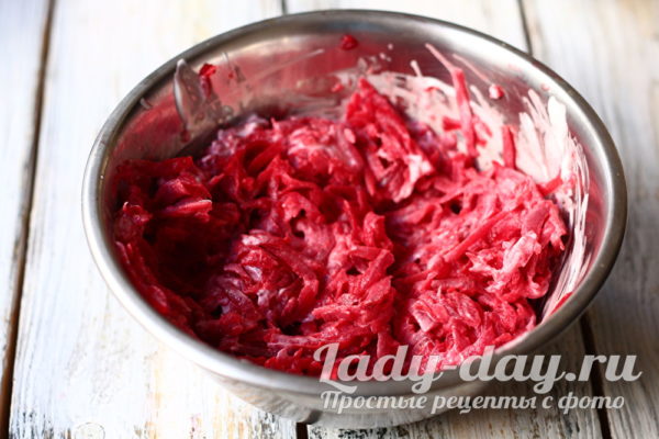 свекла с желатином