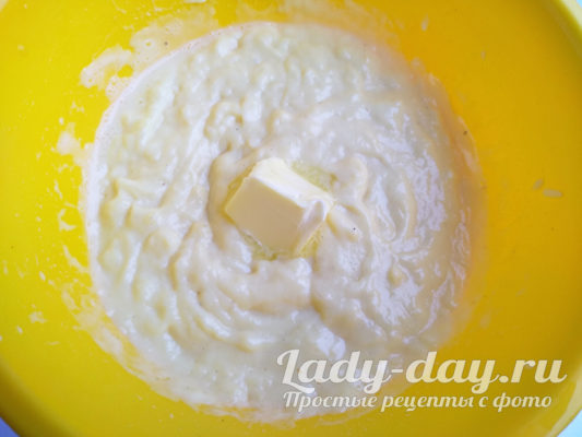 добавить масло