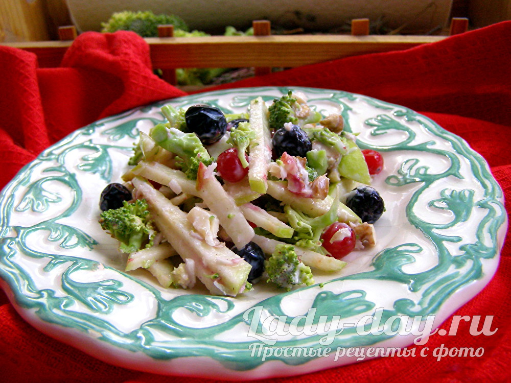 салат с брокколи рецепт с фото 