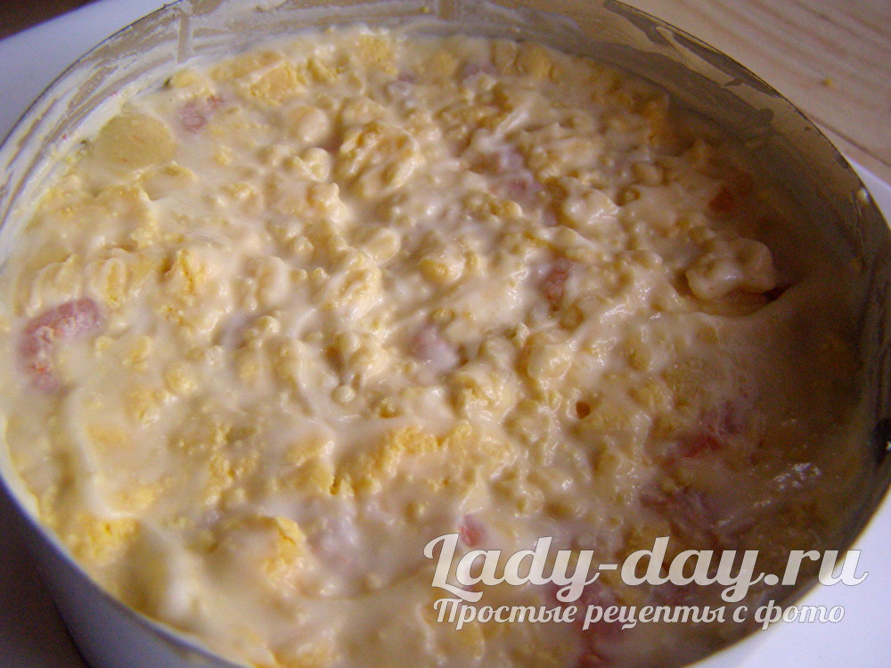 желток и майонез