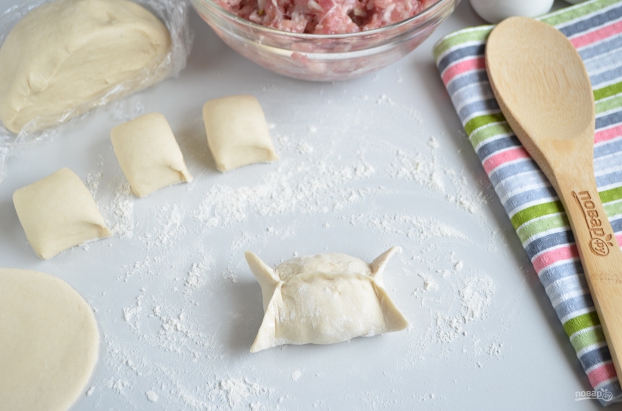 Классический способ лепки мантов, шаг 2 