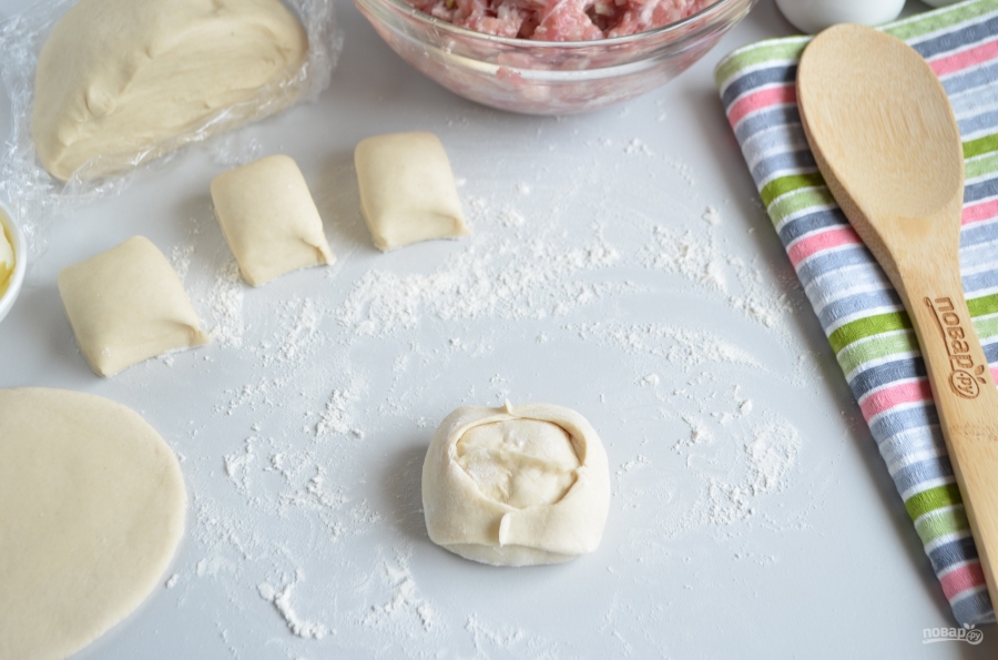 Классический способ лепки мантов, шаг 3